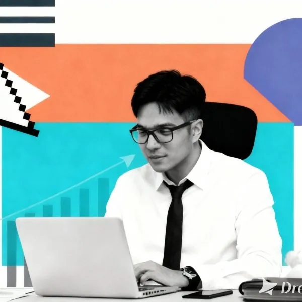 homem analisando vendas no site criado para pequenas empresas